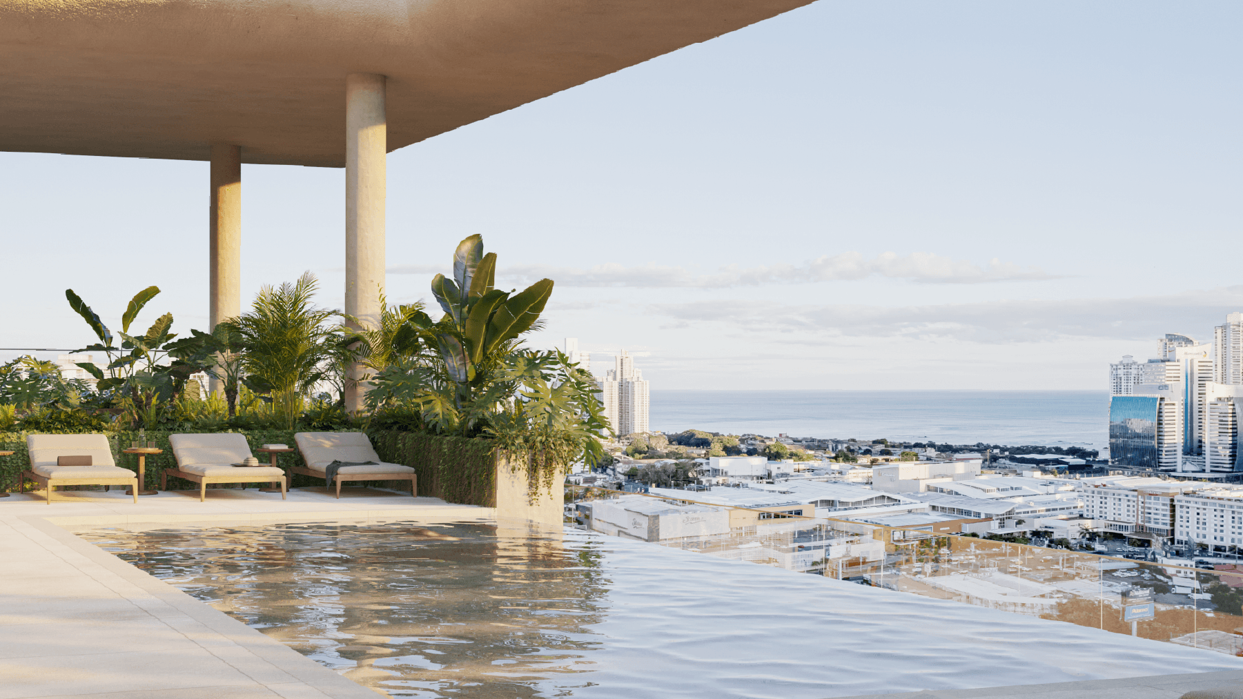 Terraza B del proyecto Boreal